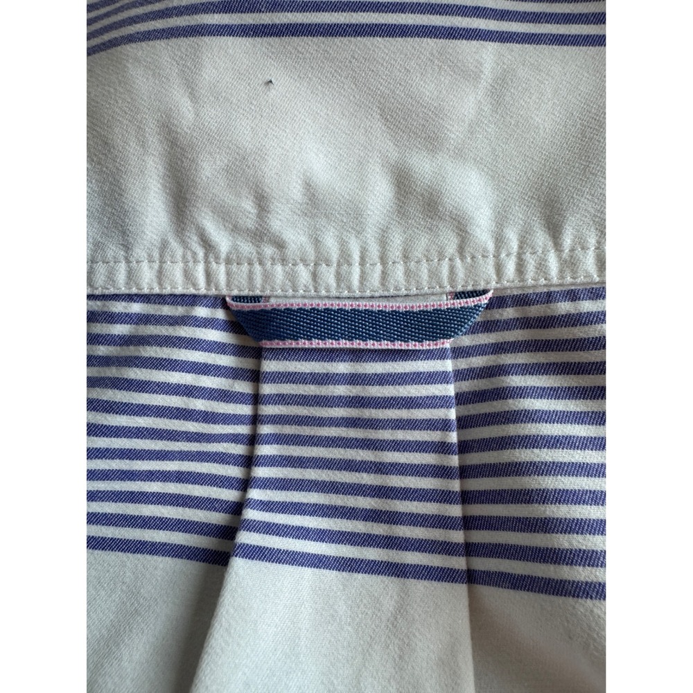 Joules Clovelly Striped Rugby Shirt Blue White Cotton Mariners Grade Womens 8 - Picture 10 of 11